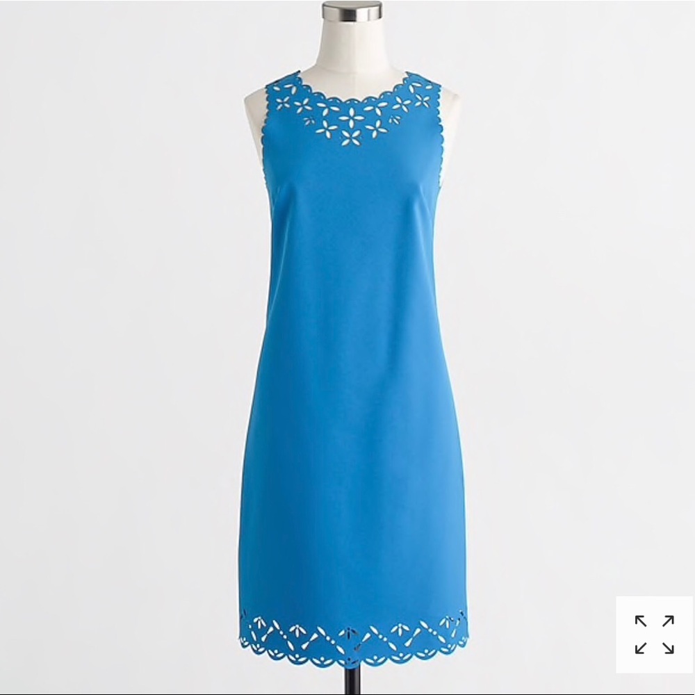 J.crew Lasercut Floral Dress